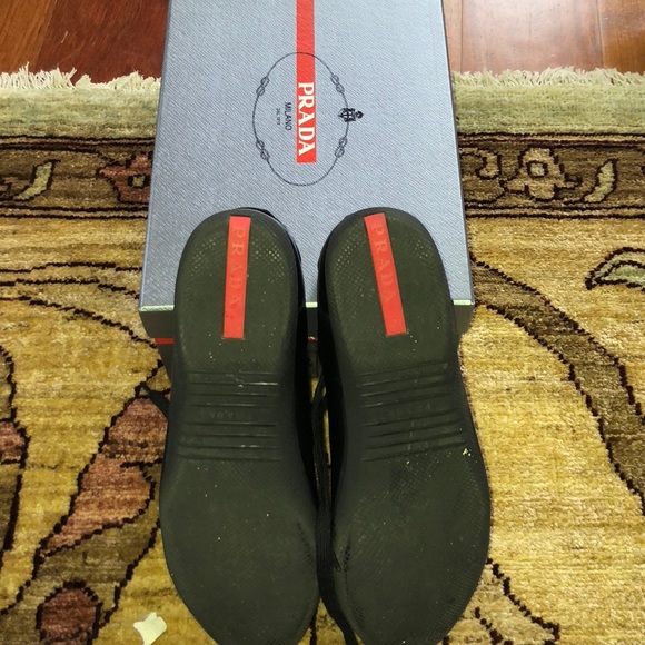 PRADA authentic womens black sneakers - Picture 5 of 6
